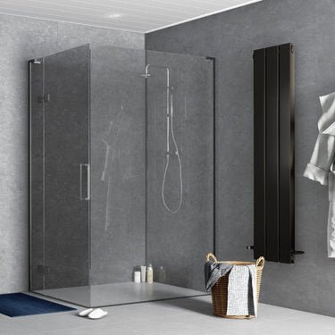 Grey Concrete Gloss 1m Wide Wall Panel
